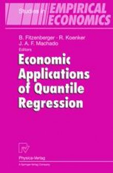 Economic Applications of Quantile Regression