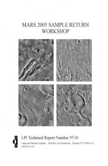 Mars 2005 Sample Return Workshop : held at NASA Ames Research Center, March 25-27, 1996