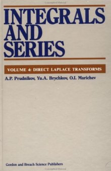 Integrals and Series: Direct Laplace Transforms 