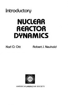 Introductory Nuclear Reactor Dynamics
