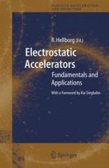 Electrostatic Accelerators: Fundamentals and Applications
