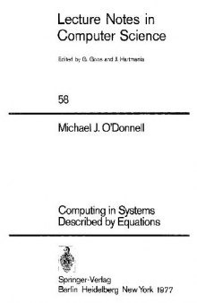 Computing in systems described by equations