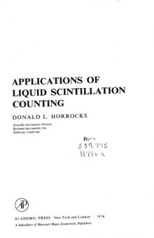 Applications of Liquid Scintillation Counting