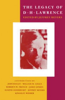 The Legacy of D. H. Lawrence: New Essays
