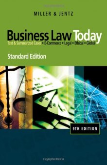 Business Law Today, Standard Edition    