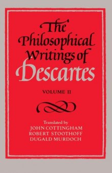 The Philosophical Writings of Descartes: Volume 2