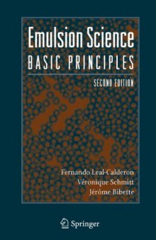 Emulsion Science. Basic Principles