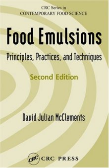 Food emulsions: principles, practices, and techniques