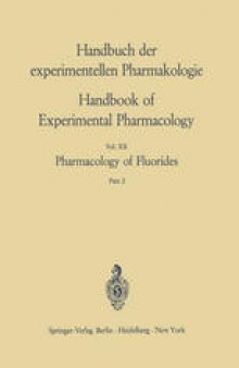 Pharmacology of Fluorides: Part 2
