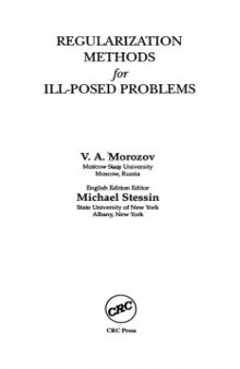 Regularization methods for ill-posed problems
