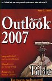 Microsoft Outlook 2007 bible