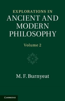 Explorations in Ancient and Modern Philosophy  (Volume 2)
