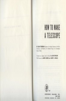 How to make a telescope