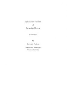 Dynamical Theories Of Brownian Motion