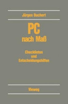 PC nach Maß: Checklisten und Entscheidungshilfen