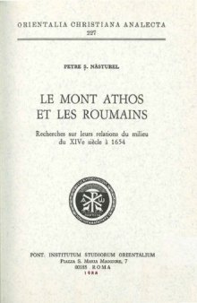 Le mont Athos et les roumains