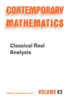 Classical real analysis