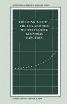 Freezing Assets: The USA and the Most Effective Economic Sanction