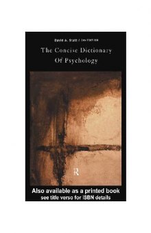 The Concise Dictionary of Psychology