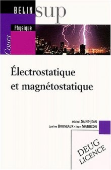 Électrostatique et magnétostatique : Cours