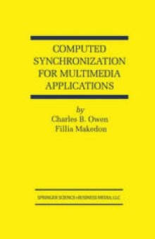 Computed Synchronization for Multimedia Applications