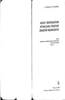 Metody Spektroskopowe Wyznaczania Struktury Związków Organicznych 