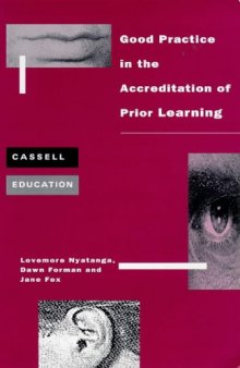 Good Practice Accreditation of Prior Learning (Cassell Education)