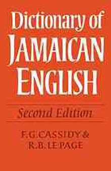 Dictionary of Jamaican English