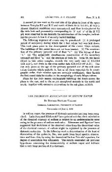 The Degree of Association of Sodium Vapor