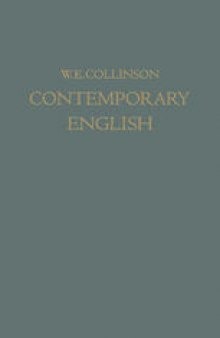 Contemporary English: A Personal Speech Record