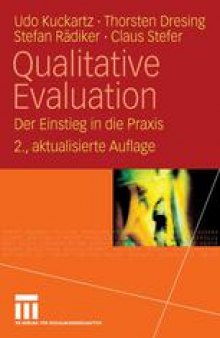 Qualitative Evaluation: Der Einstieg in die Praxis