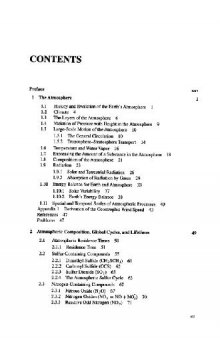 Atmospheric Chemistry and Physics (some chapters)