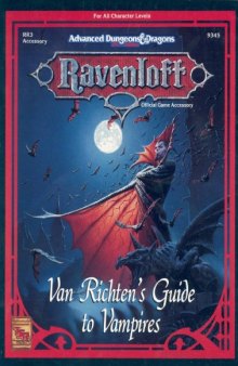 Van Richten's Guide to Vampires (AD&D: Ravenloft Accessory RR3)