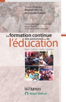 La Formation Continue des Personnels de l Education Mali Tunisie