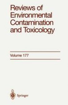 Reviews of Environmental Contamination and Toxicology: Continuation of Residue Reviews