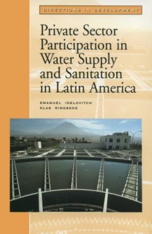 Private sector participation in water supply and sanitation in Latin America