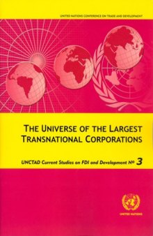 Universe of the Largest Transnational Corporations, The (Unctad Current Studies on Fdi and Development)