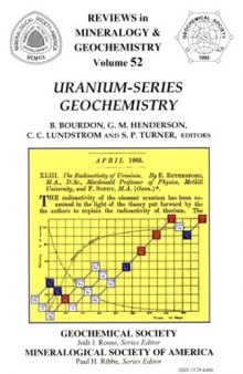 Uranium-Series Geochemistry (Reviews in Mineralogy and Geochemistry,)