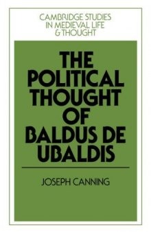 The Political Thought of Baldus de Ubaldis