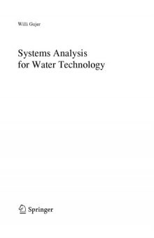 Systems Analysis for Water Technology