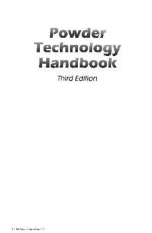 Powder Technology Handbook