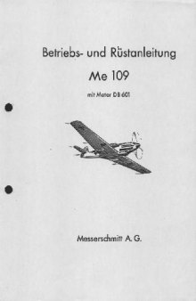 Техническое описание самолета Ме-109Е с мотором DB 601