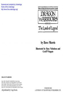 Dragon Warriors: The Lands of Legend No. 6 (Dragon warriors)