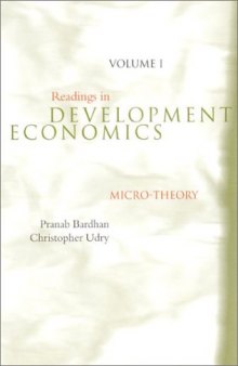Readings in Development Economics: Micro-Theory