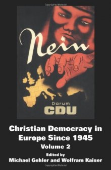 Christian Democracy in Europe since 1945