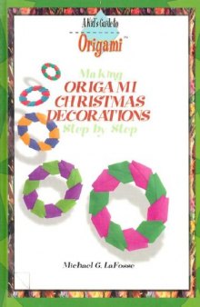 Making Origami Christmas Decorations Step by Step 