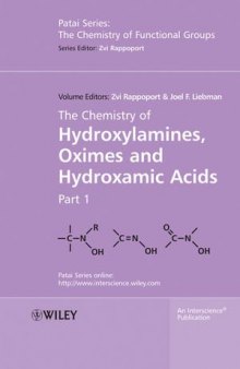 The Chemistry of Hydroxylamines, Oximes and Hydroxamic Acids