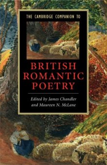 The Cambridge Companion to British Romantic Poetry (Cambridge Companions to Literature)