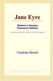 Jane Eyre (Webster's German Thesaurus Edition)
