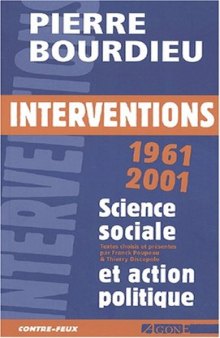 Interventions politiques 1964 - 2000